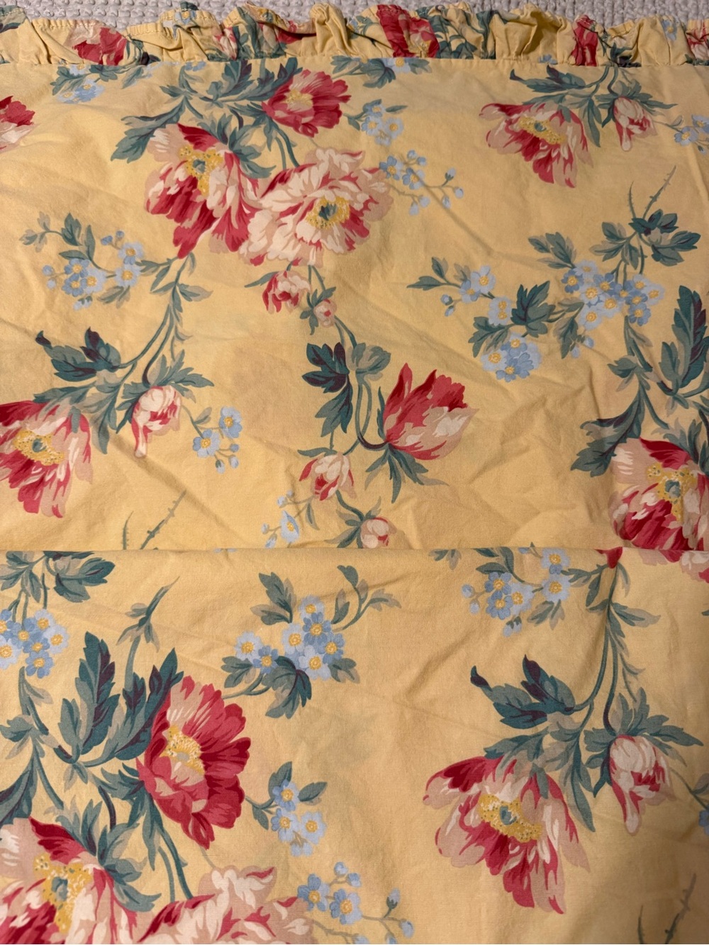VINTAGE PARSONAGE by RALPH LAUREN-FULL SIZE FITTED and FLAT SHEET -100% COTTON